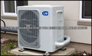 Sizing considerations for residential hvac ducts