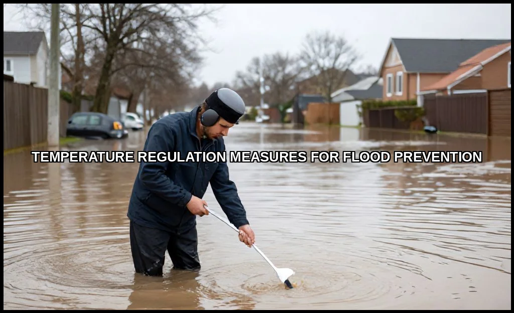 Temperature regulation measures for flood preventi