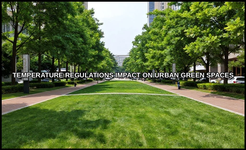 Temperature regulations impact on urban green spac