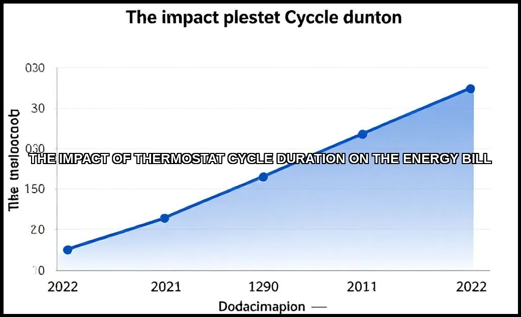 The impact of thermostat cycle duration on the ene