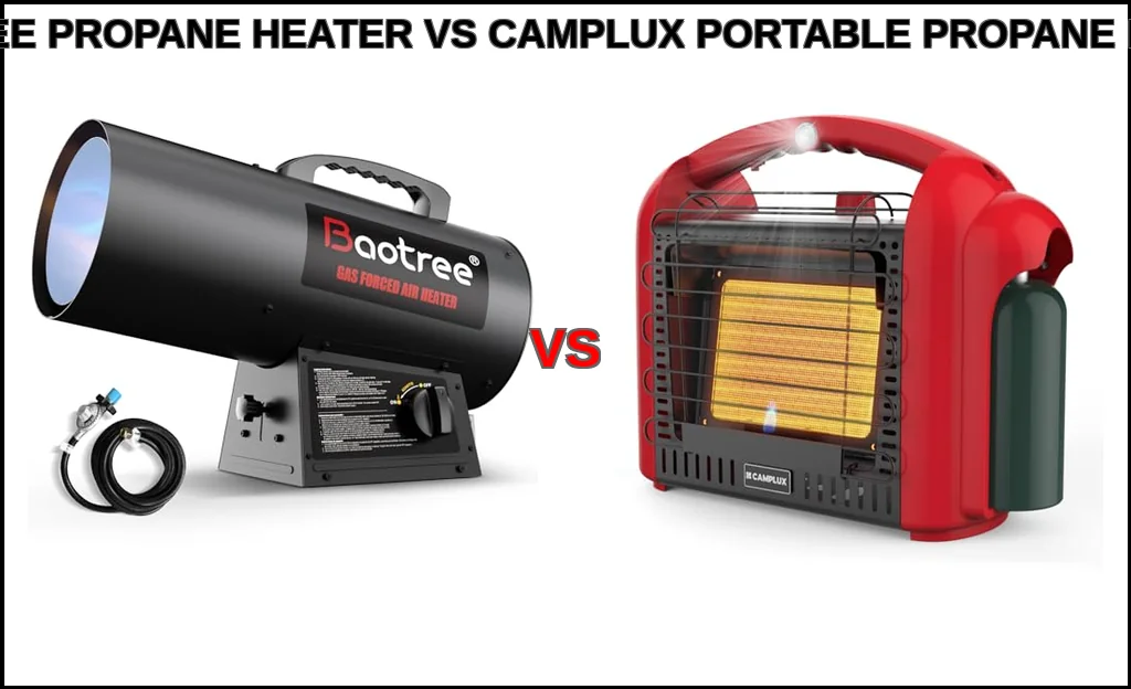 Baotree propane heater vs camplux portable propane heater co
