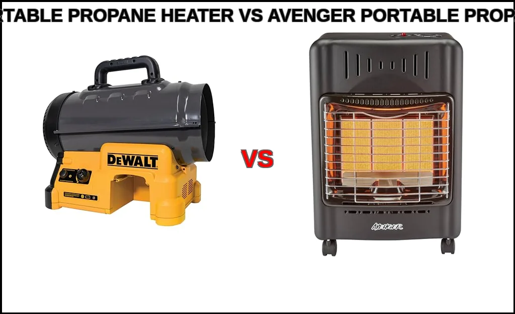 Dewalt portable propane heater vs avenger portable propane h