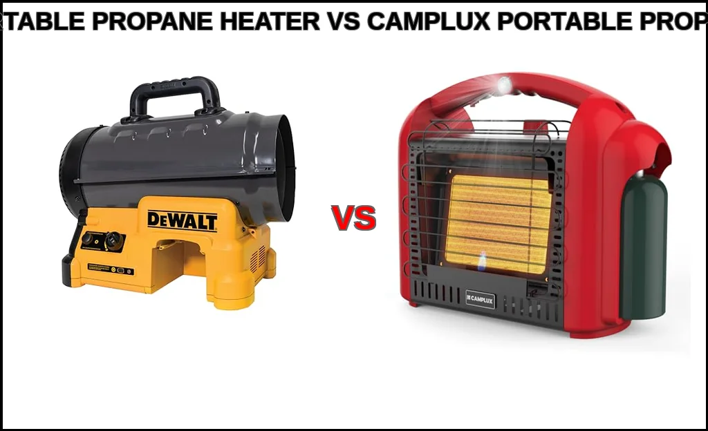 Dewalt portable propane heater vs camplux portable propane h