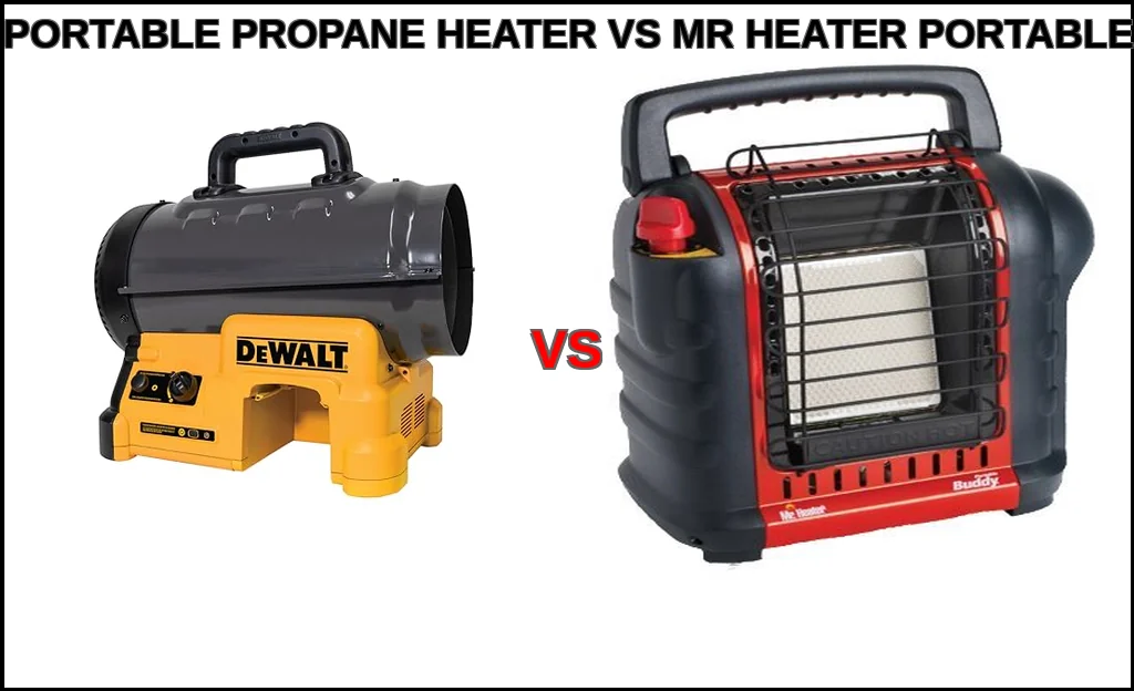 Dewalt portable propane heater vs mr heater portable heater 