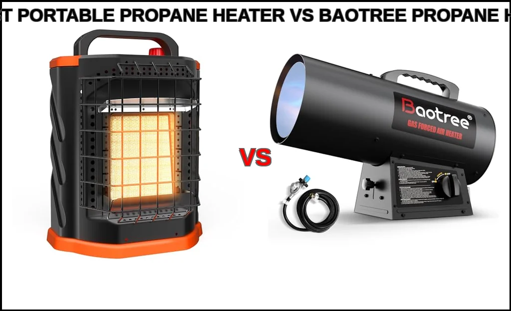 Fitfirst portable propane heater vs baotree propane heater c