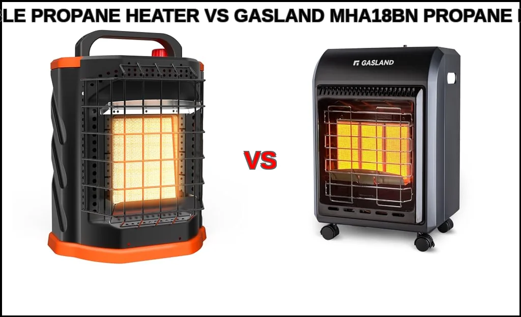 Fitfirst portable propane heater vs gasland mha18bn propane 