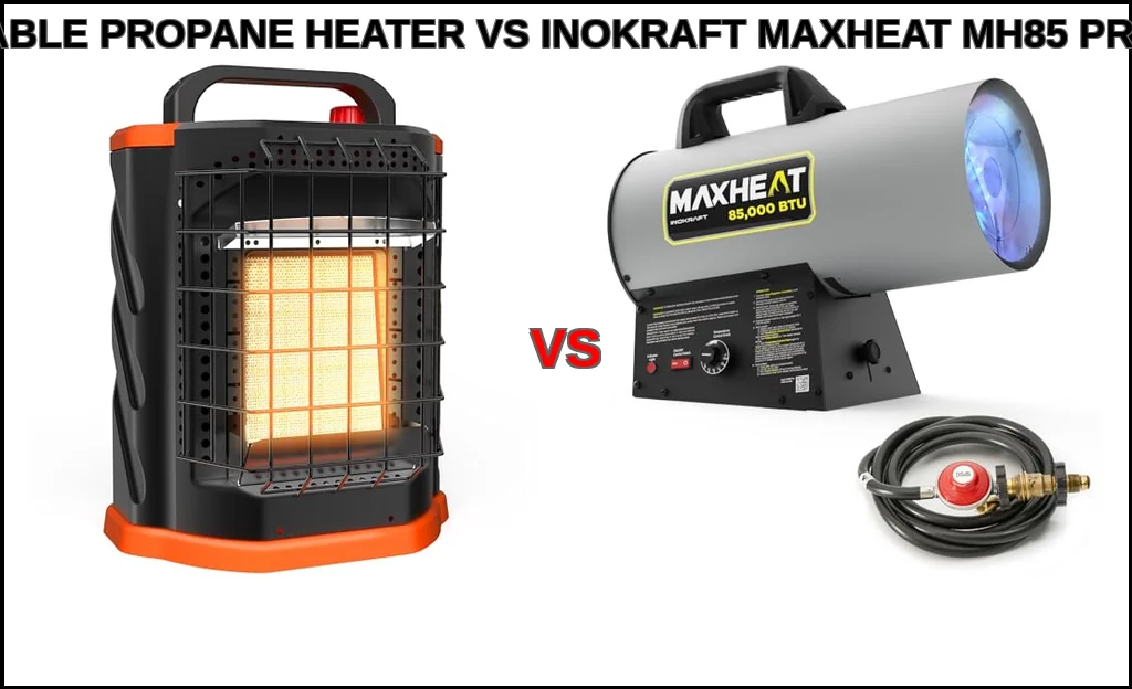 Fitfirst portable propane heater vs inokraft maxheat mh85 pr