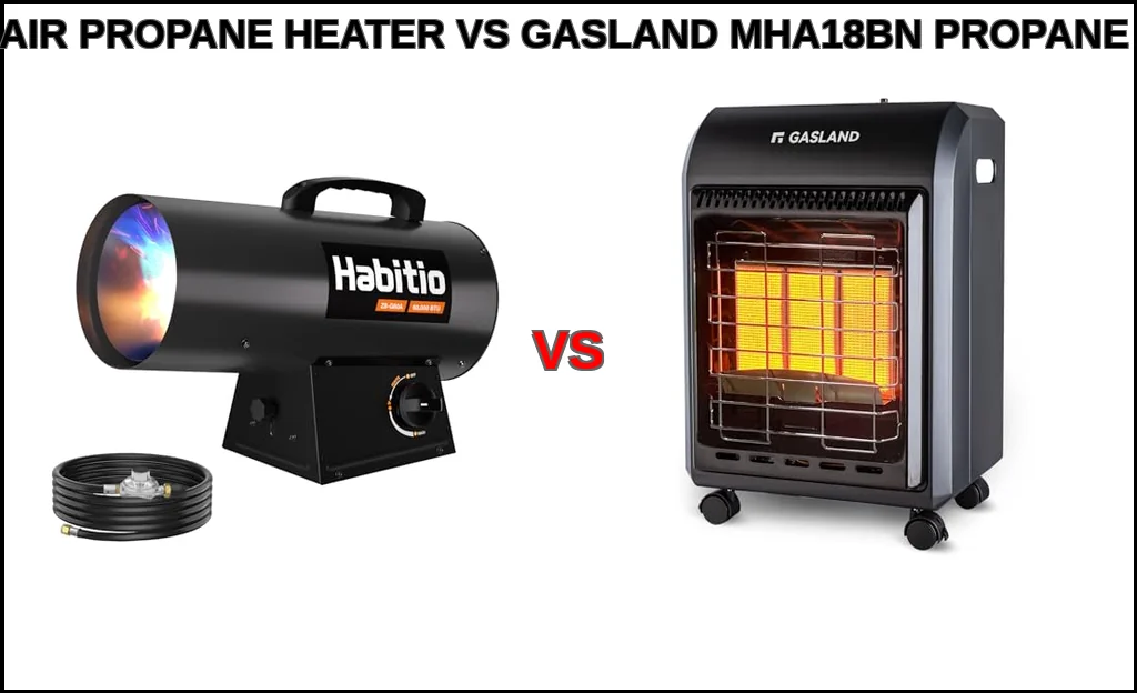 Habitio forced air propane heater vs gasland mha18bn propane