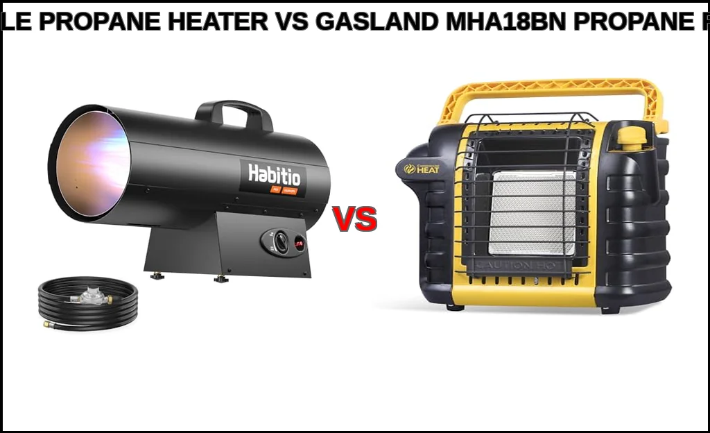 Habitio portable propane heater vs gasland mha18bn propane r