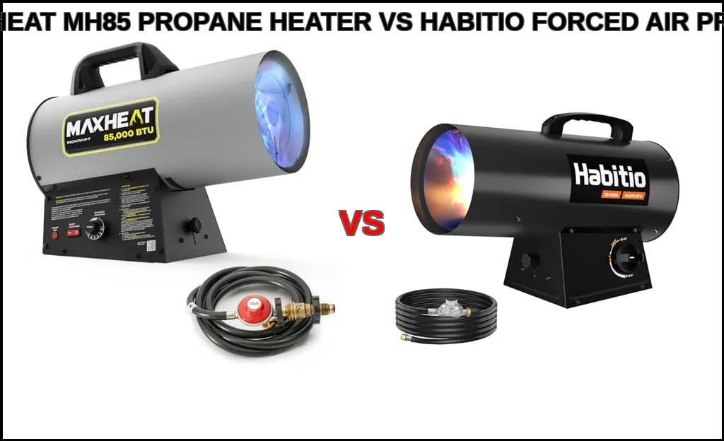 Inokraft maxheat mh85 propane heater vs habitio forced air p