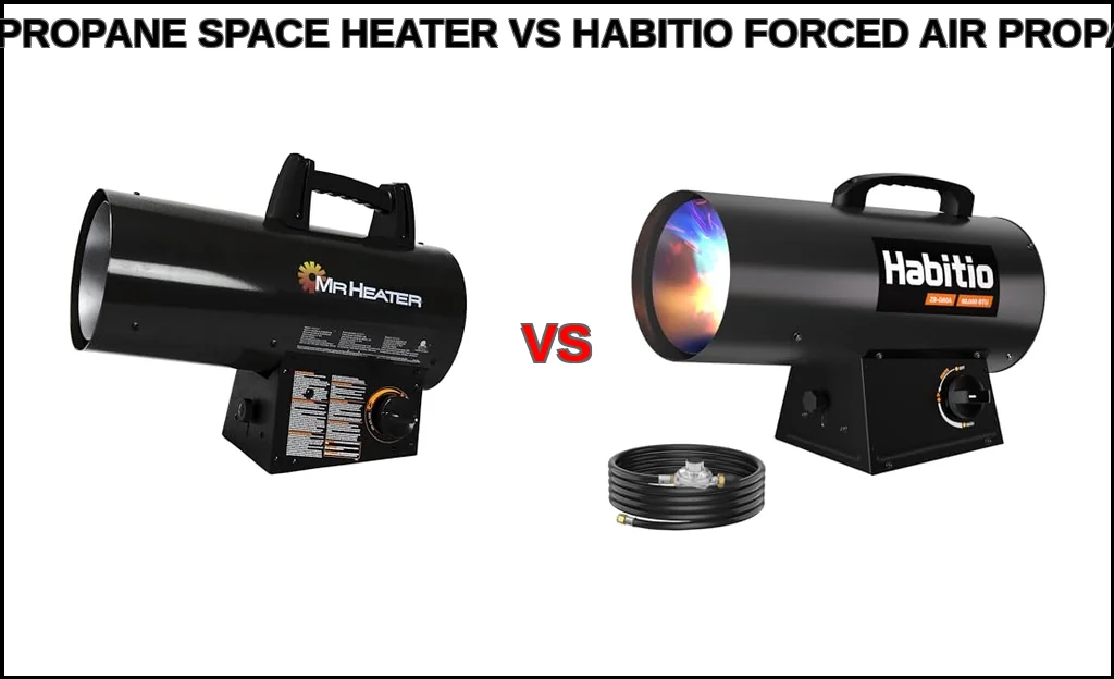Mr. heater propane space heater vs habitio forced air propan