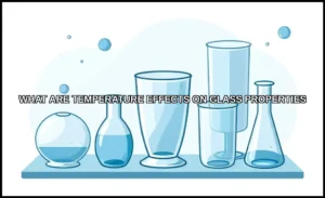 Temperature effects on glass properties