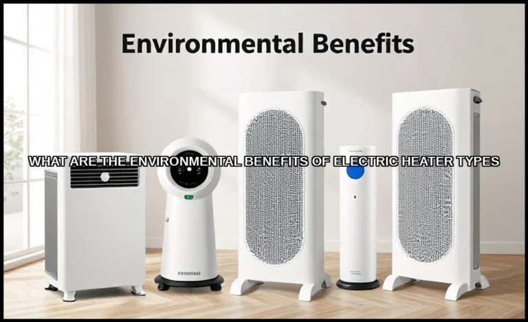The environmental benefits of electric heater type