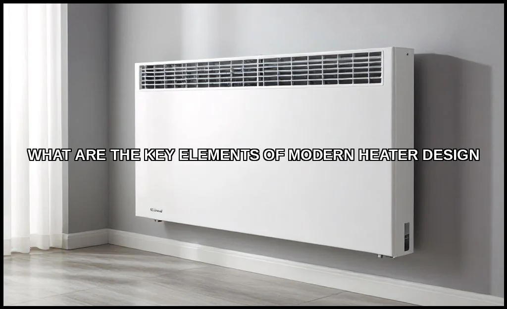 The key elements of modern heater design