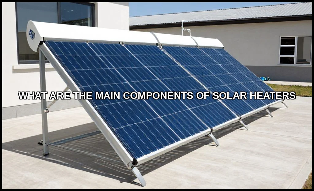 The main components of solar heaters