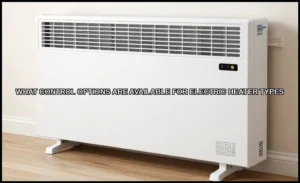 What control options are available for electric he