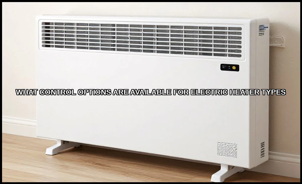 What control options are available for electric he