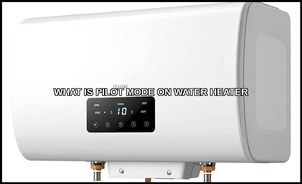 Pilot mode on water heater