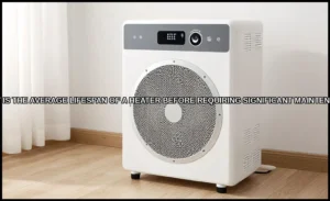 The average lifespan of a heater before requiring