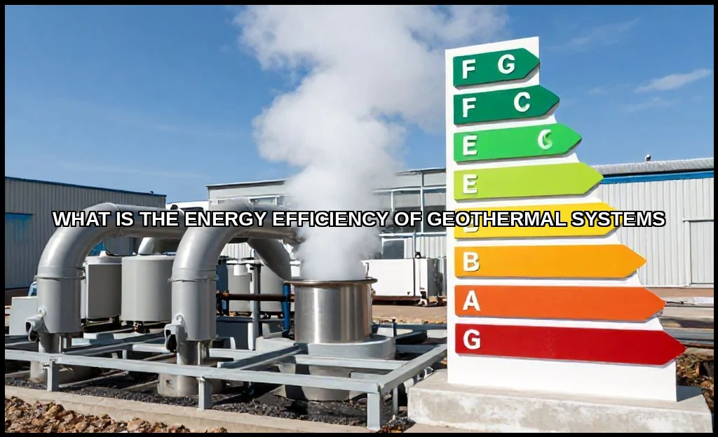 The energy efficiency of geothermal systems