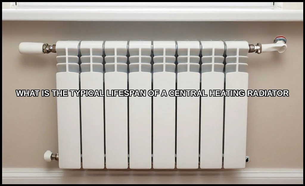 The typical lifespan of a central heating radiator