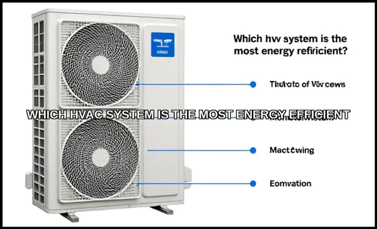 Which hvac system is the most energy efficient