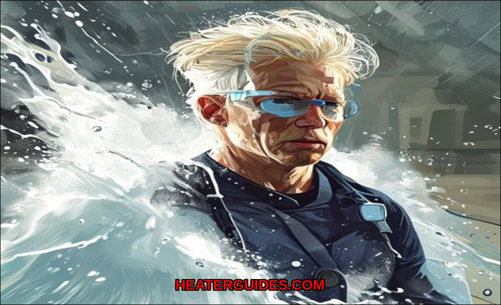 Clean vector illustration of bradford white hot wa