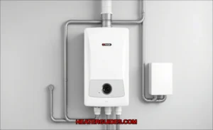 Clean vector illustration of bradford white tankle