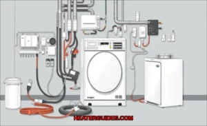 Clean vector illustration of bradford white troubl