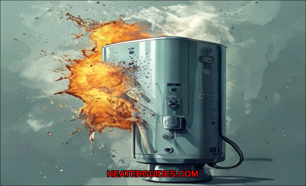 Clean vector illustration of can a water heater ex