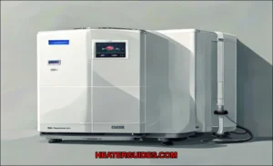 Clean vector illustration of rheem vs bradford whi