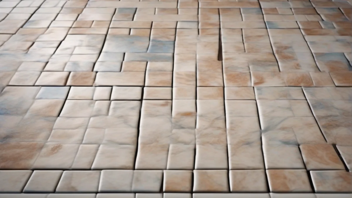 Electric under tile heating system installed beneath floor tiles