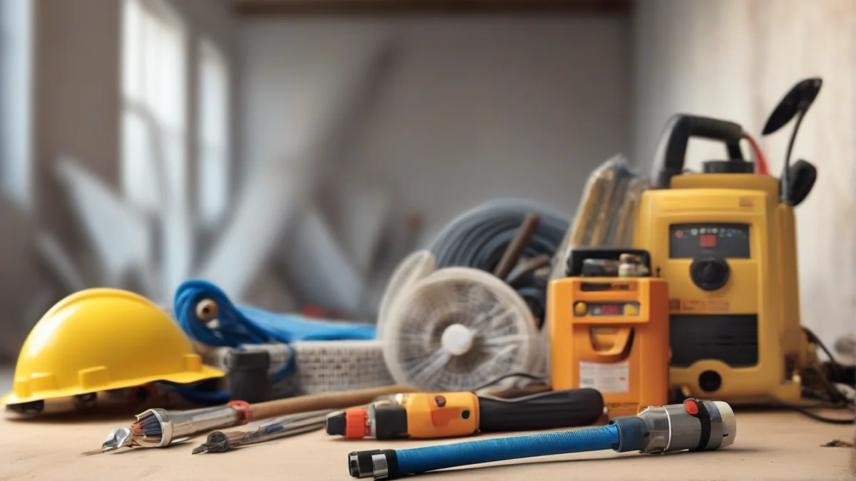 Tools used for installing electric under tile heating