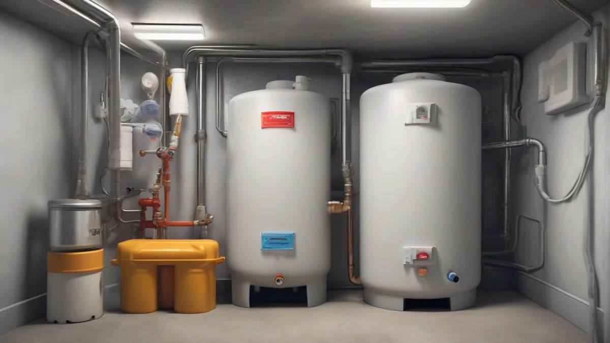 An insulated heating oil tank in a basement environment