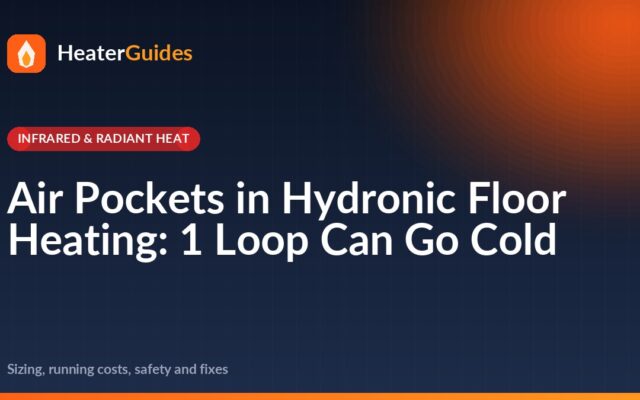 Air Pockets in Hydronic Floor Heating: 1 Loop Can Go Cold