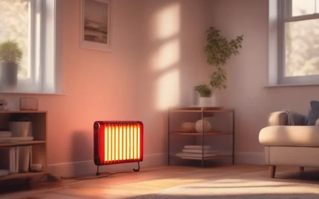 Indoor Infrared Heater Safe At 3 Feet