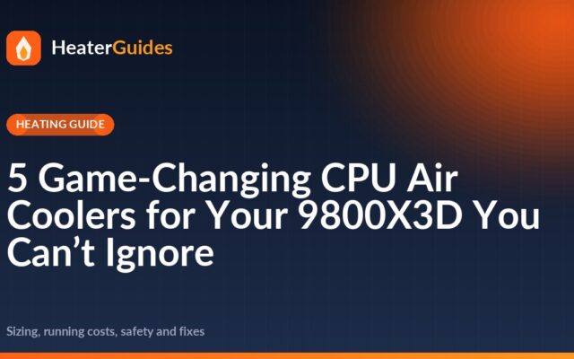 5 Game-Changing CPU Air Coolers for Your 9800X3D You Can’t Ignore