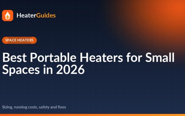 Best Portable Heaters for Small Spaces in 2026