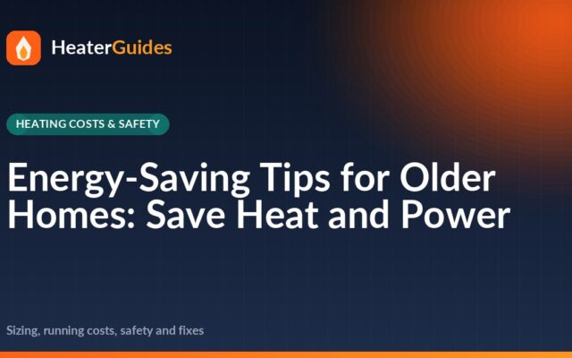 Energy-Saving Tips for Older Homes: Save Heat and Power