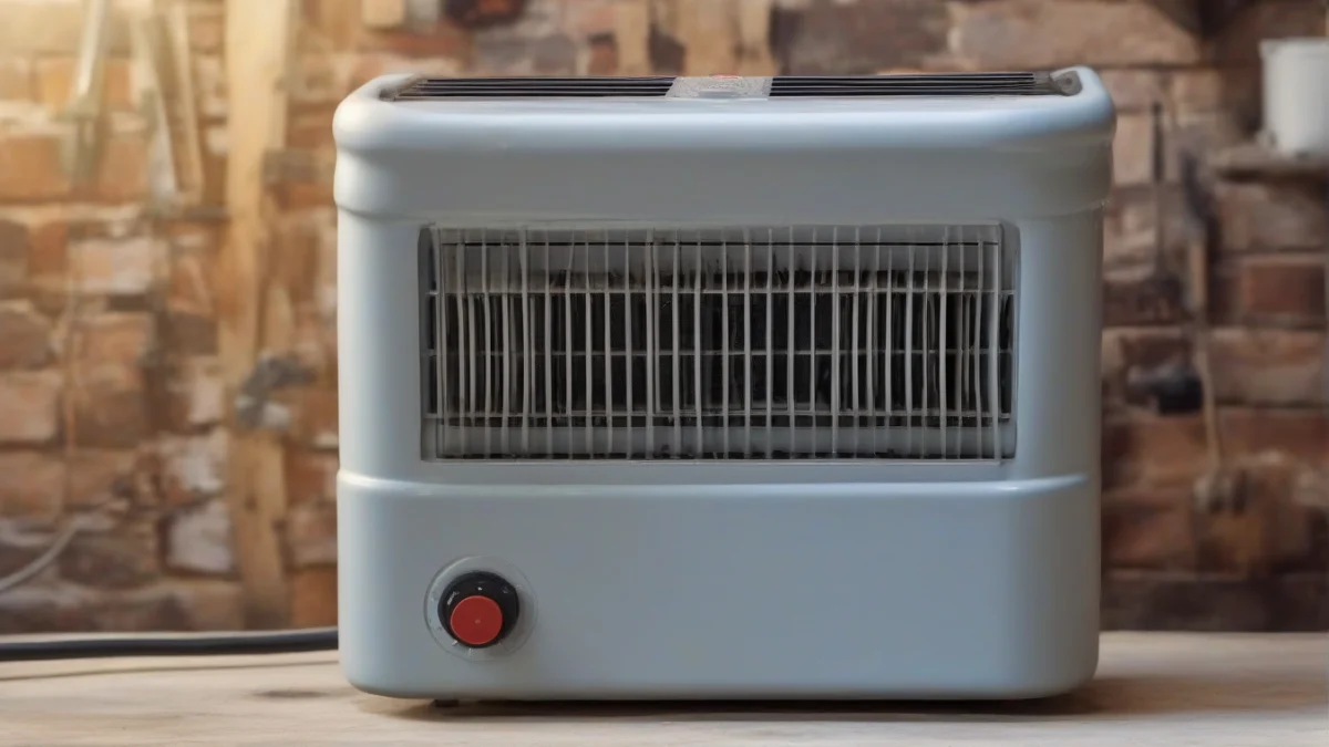 a natural gas heater next to conversion kit components