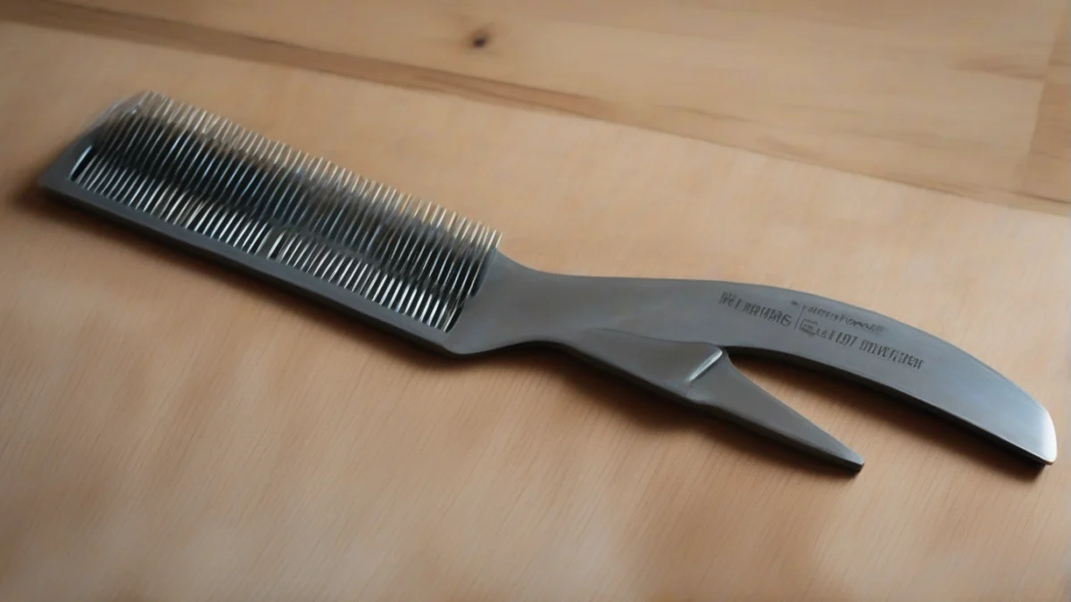 A fin comb tool designed for straightening condenser fins