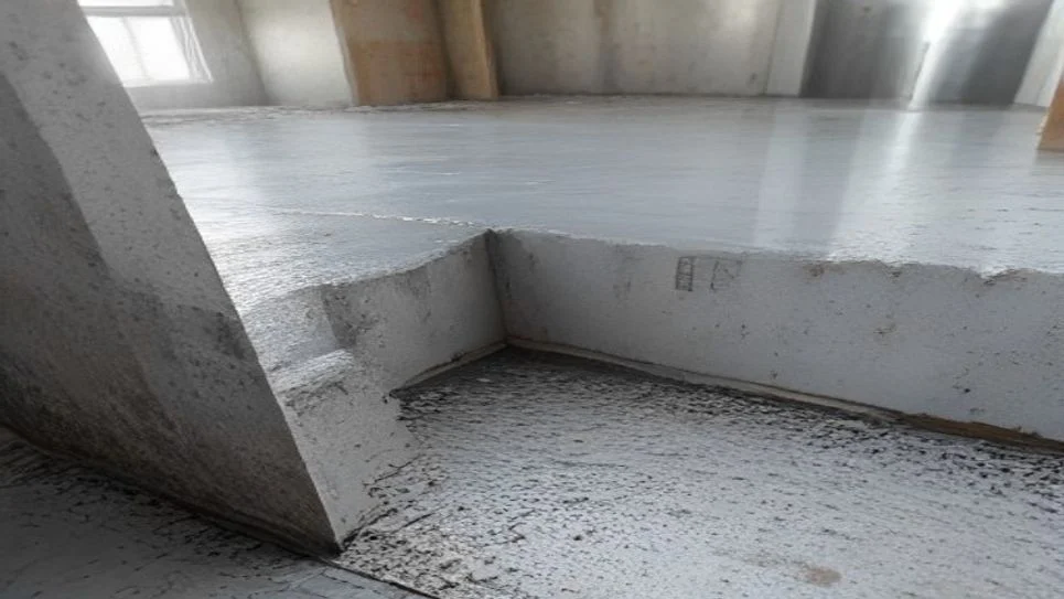 continuous rigid foam insulation installed under a concrete slab