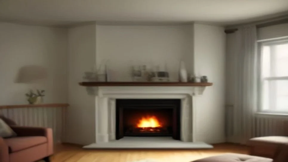A stylish electric fireplace with a decorative mantel in a warm living space.