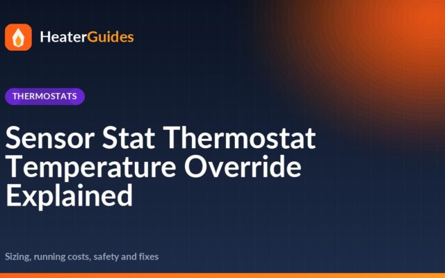 Sensor Stat Thermostat Temperature Override Explained