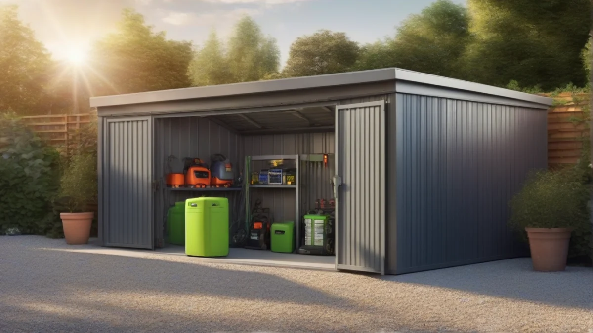 A battery storage unit used for solar energy storage