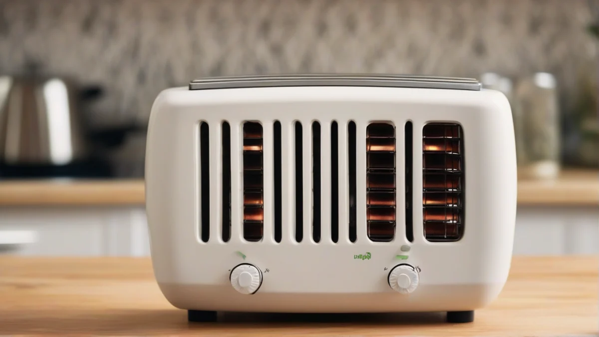 A UL-listed portable heater showcasing safety certification label