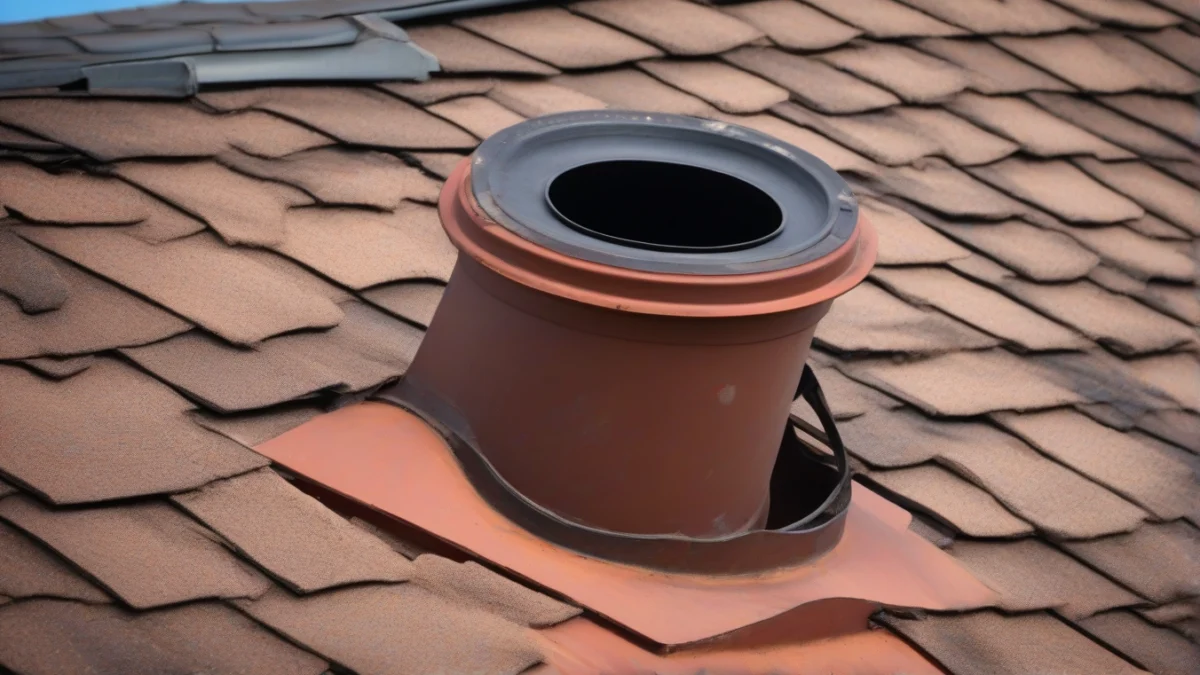 A chimney flue showing no creosote buildup and clear passage
